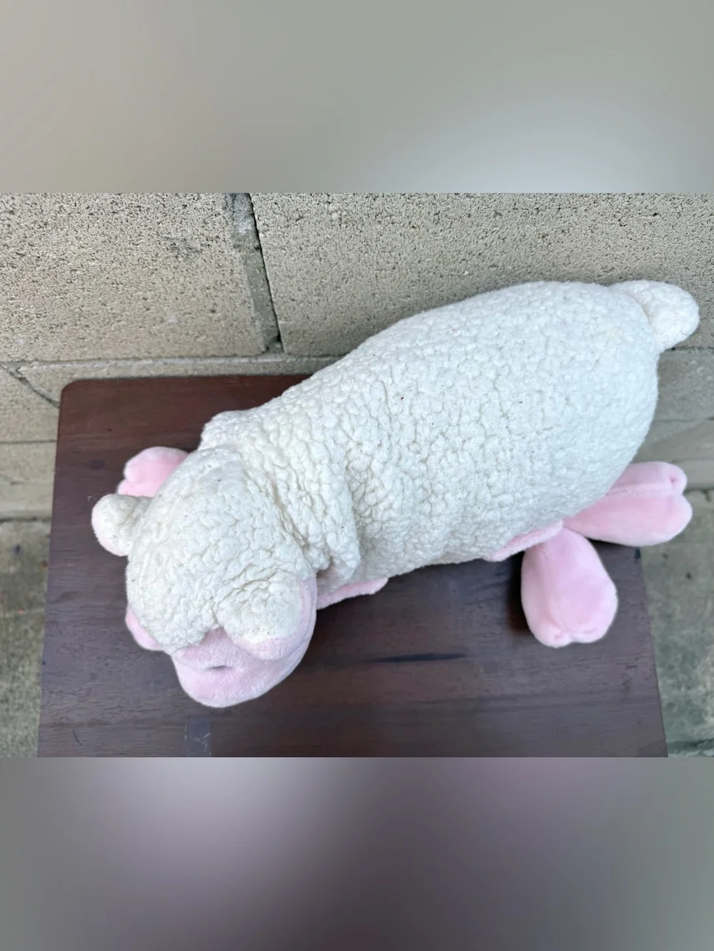 Little Miracles Snuggle Me Sheep Pillow